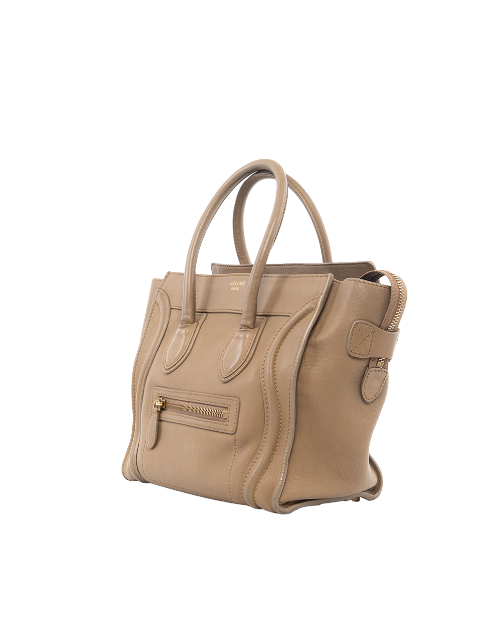 CELINE LUGGAGE MICRO BROWN CALF GHW U UP 0131 6953