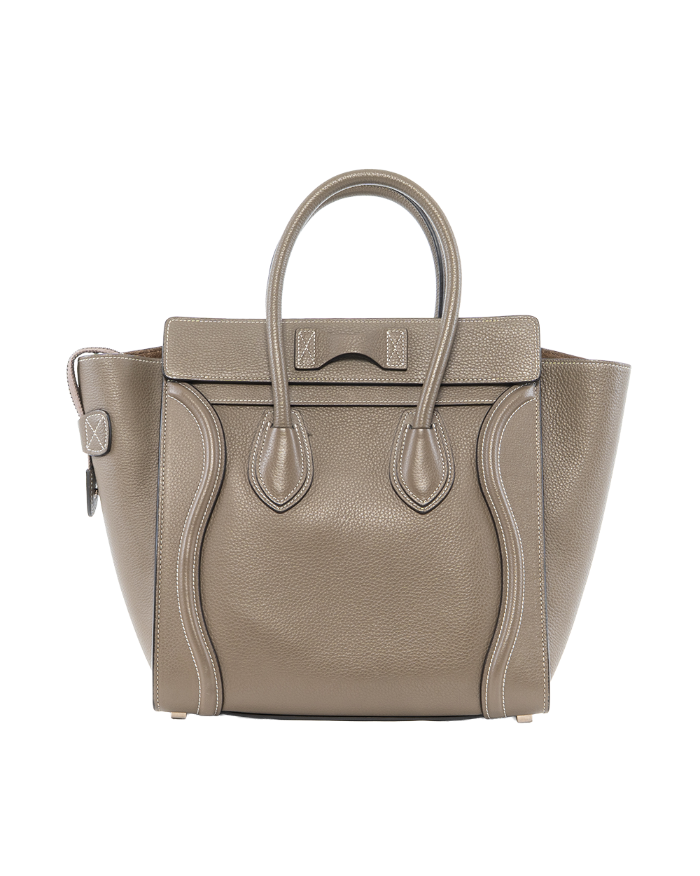 CELINE LUGGAGE MICRO GRAY CALF SHW S AT 4164 S CU 4184 1035