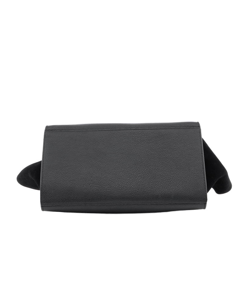 CELINE TRAPEZE MEDIUM BLACK CALF SHW F AT 0164 F CU 0174 0110