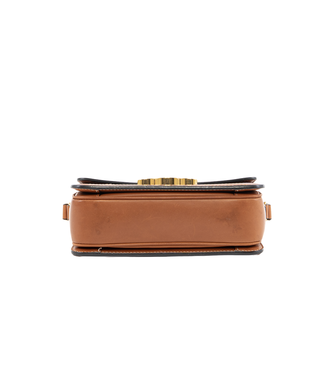 CELINE TRIOMPHE TEEN BROWN TAN CANVAS GHW F GM 2270 4118