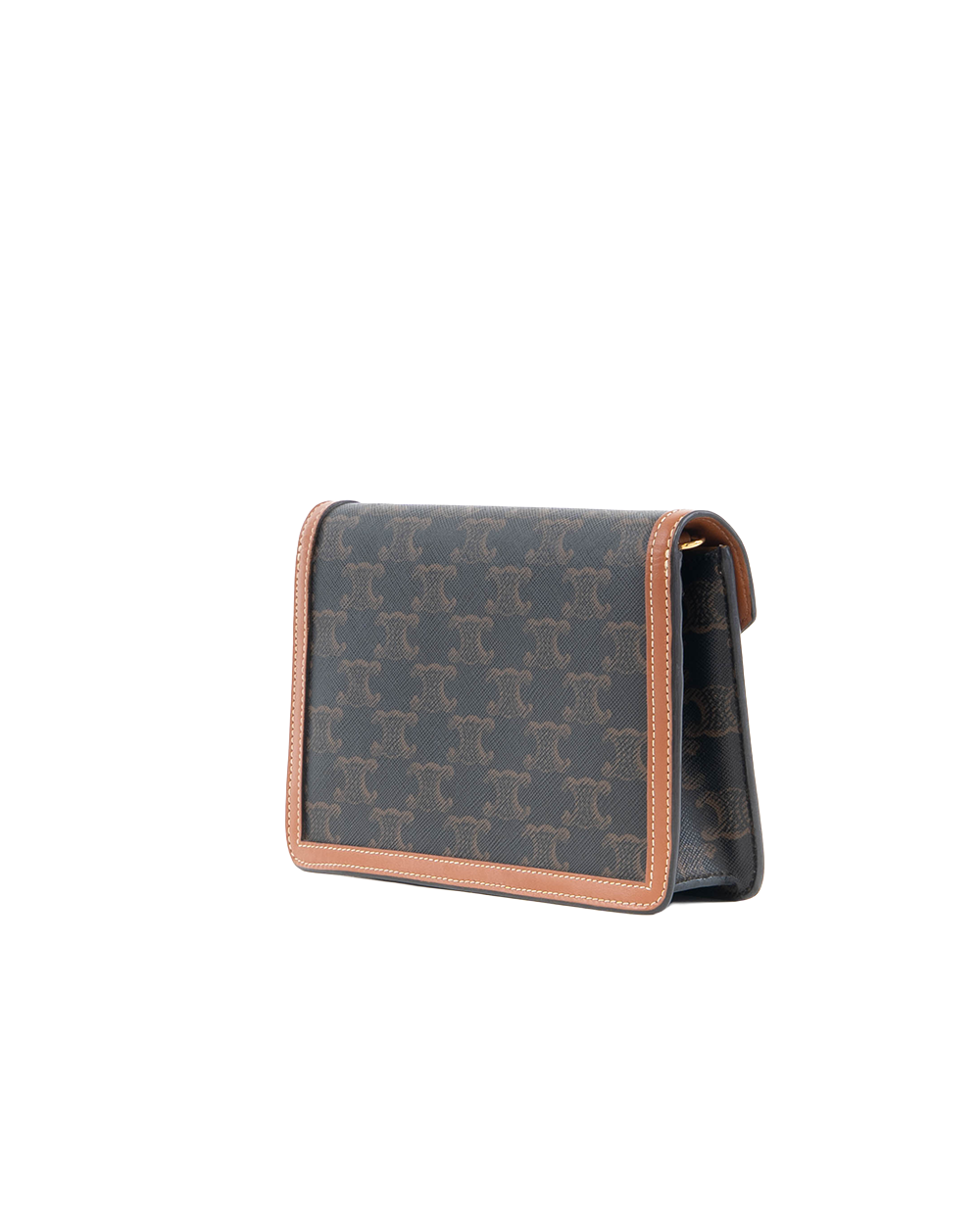 CELINE TRIOMPHE WOC BROWN TAN CANVAS GHW F CE 1233 5532