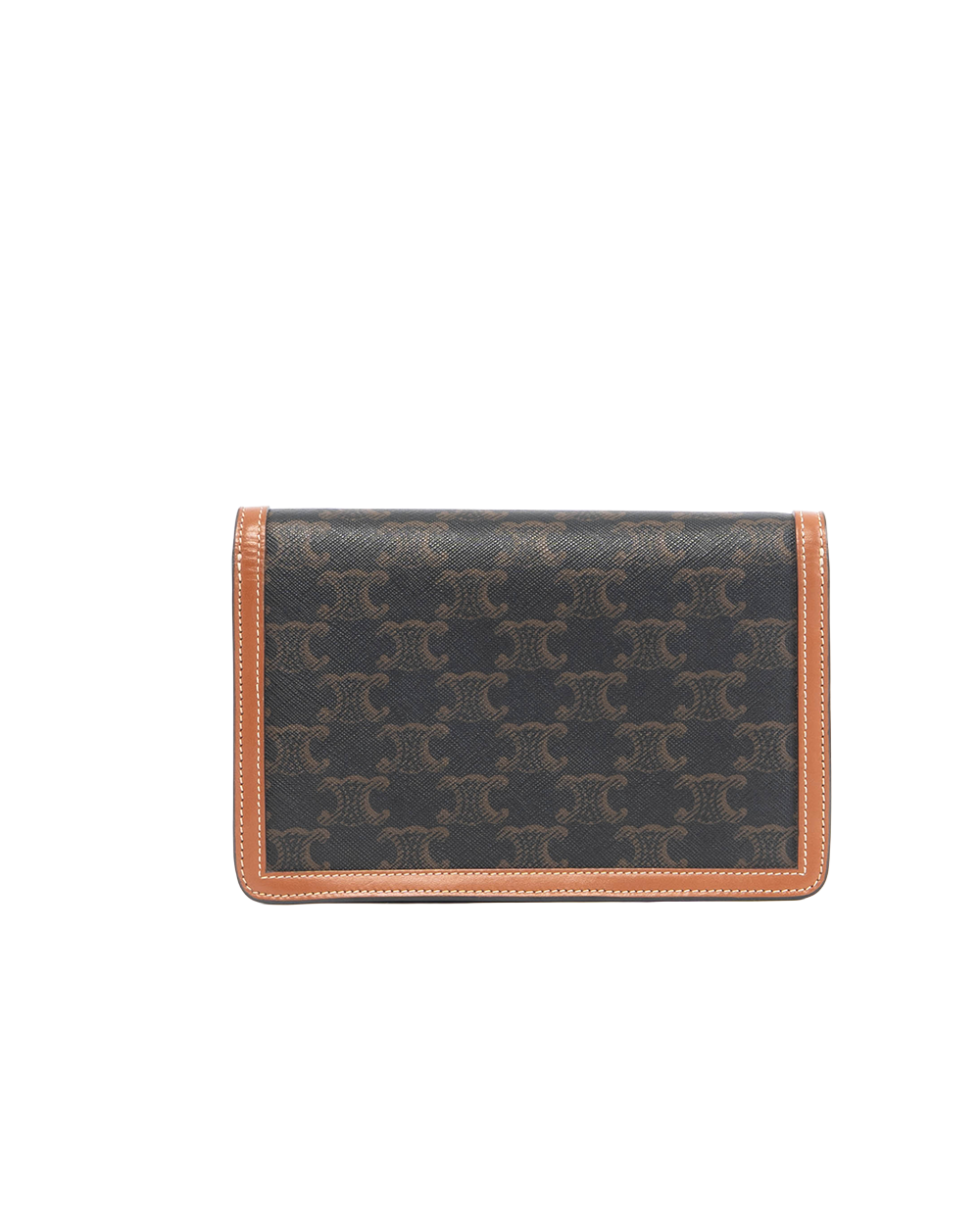 CELINE TRIOMPHE WOC BROWN TAN CANVAS GHW F CE 1233 5533