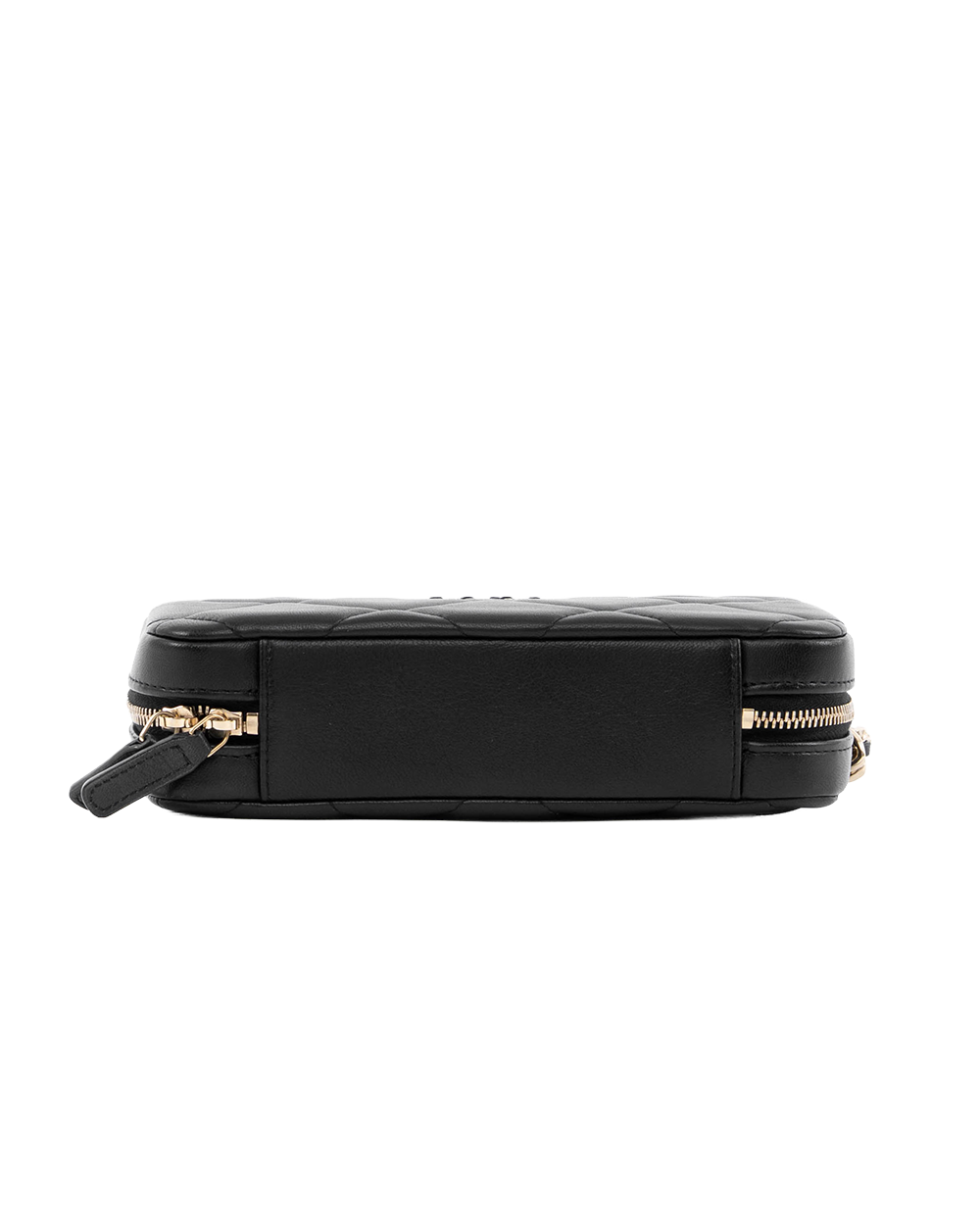 CHANEL 19 PHONE HOLDER WITH CHAIN BLACK LAMB GHW SHW 32080504 6006