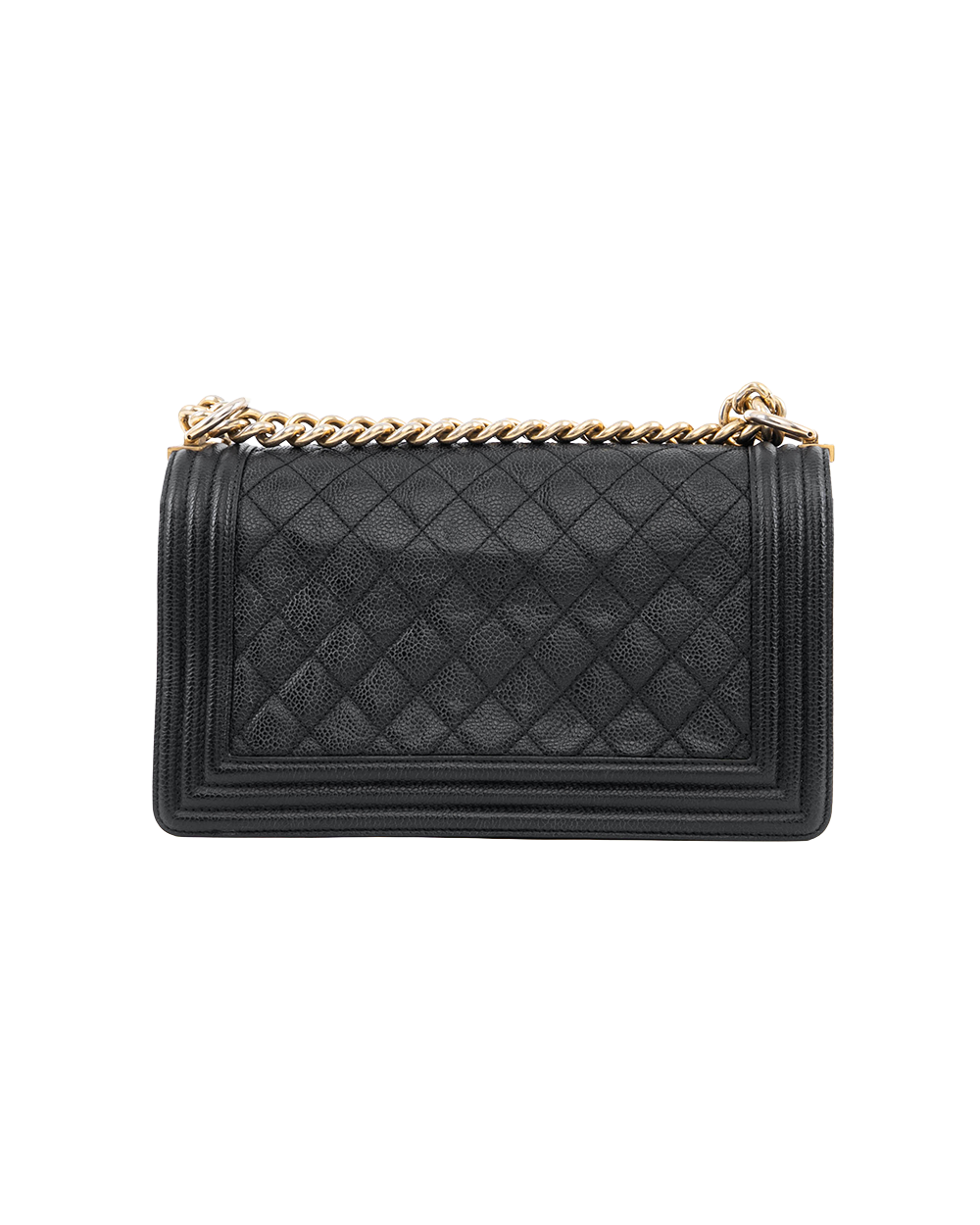 CHANEL BOY 10 BLACK CAVIAR GHW 23562808 1074