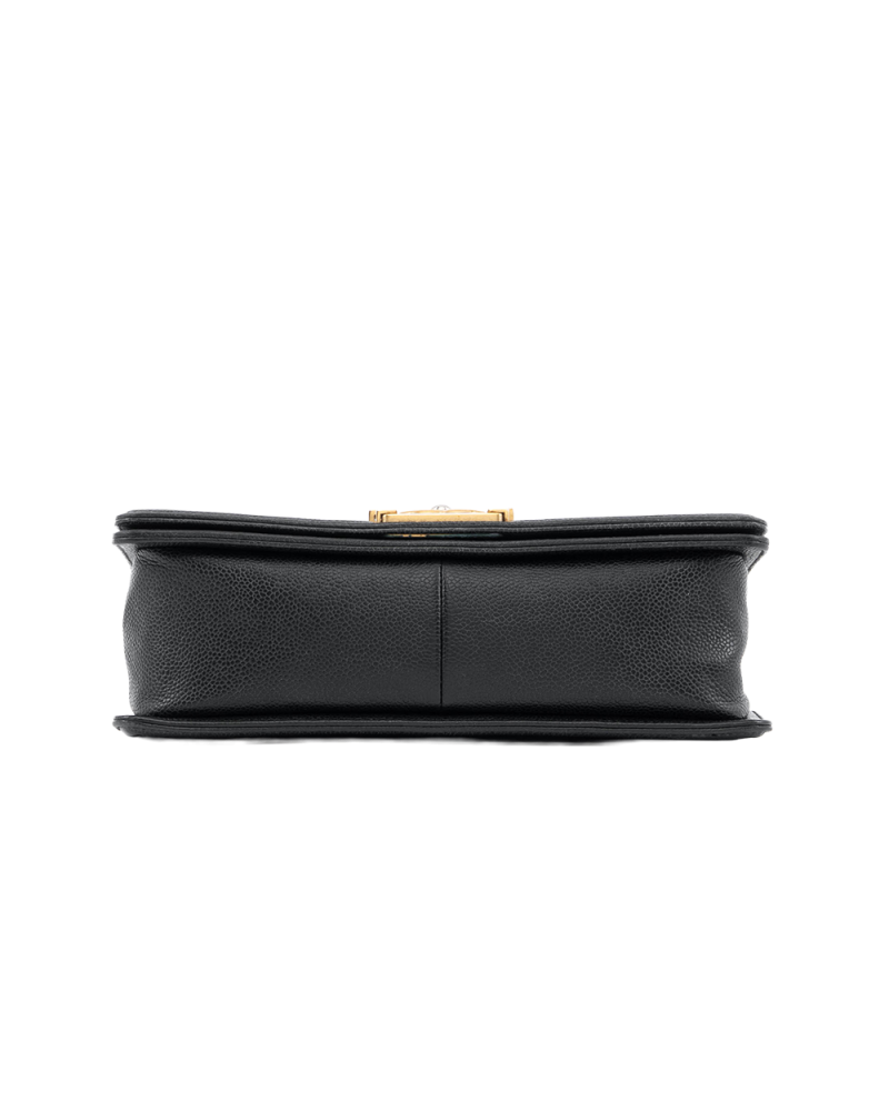 CHANEL BOY 10 BLACK CAVIAR GHW 23562808 1075