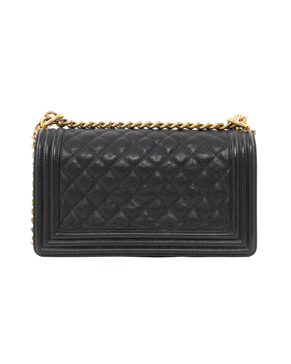 CHANEL BOY 10 BLACK CAVIAR SUEDE GHW 23446901 1097
