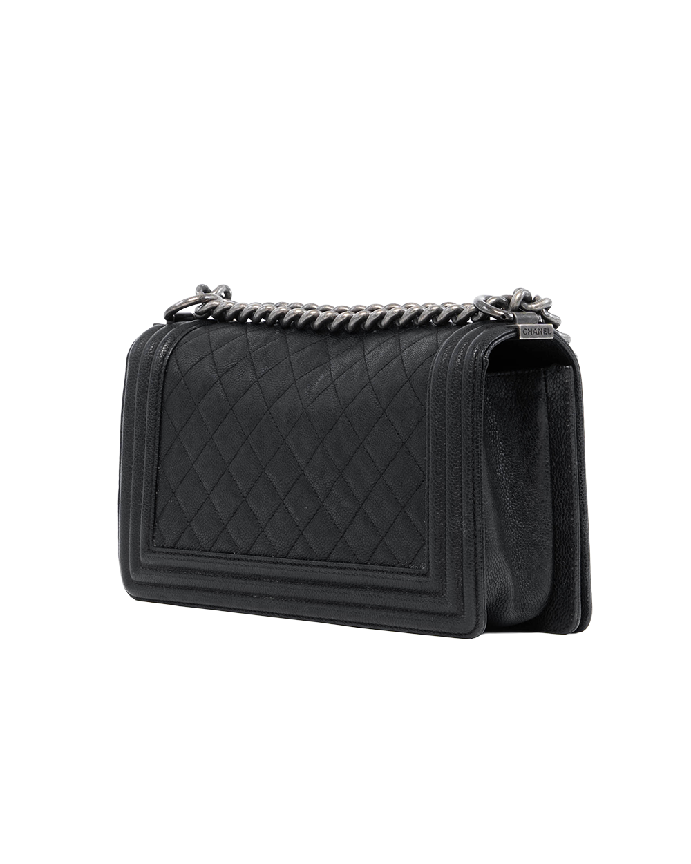 CHANEL BOY 10 BLACK CAVIAR RHW 23136046 2005