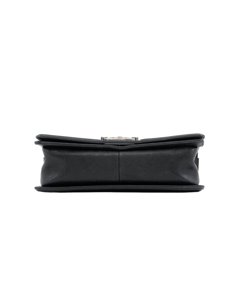 CHANEL BOY 10 BLACK CAVIAR RHW 23136046 2007
