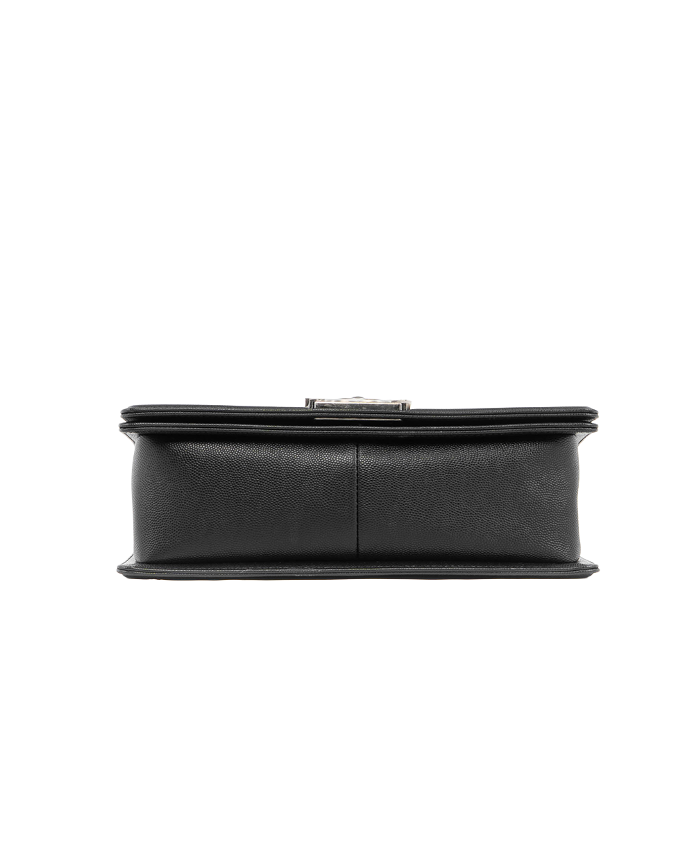 CHANEL BOY 10 BLACK CAVIAR RHW L79AP128 5434
