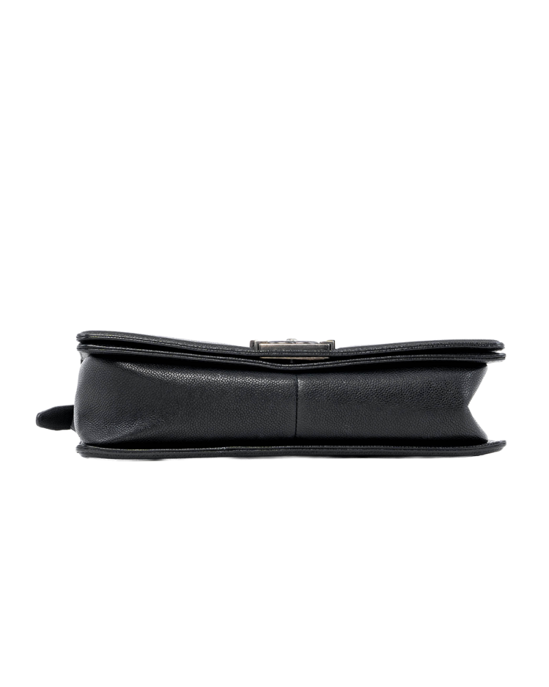 CHANEL BOY 11 BLACK CAVIAR RSHW 23170699 04273