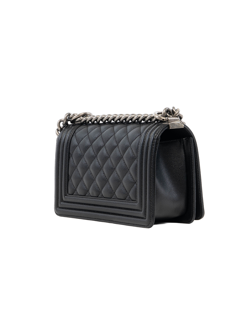 CHANEL BOY 8 BLACK CAVIAR BHW 27704347 8043