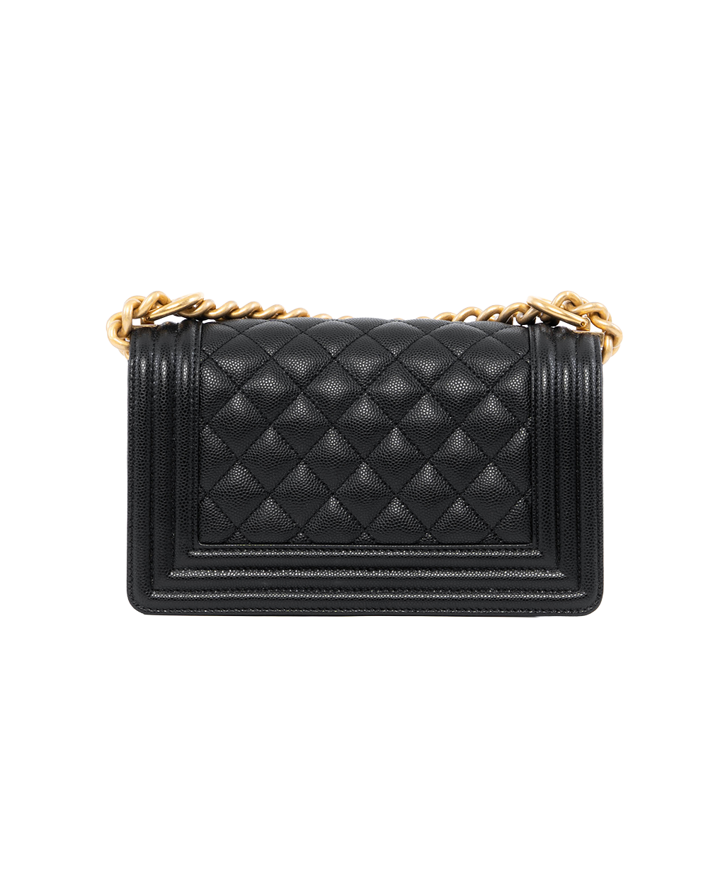 CHANEL BOY 8 BLACK CAVIAR GHW KN1LG08E 0006
