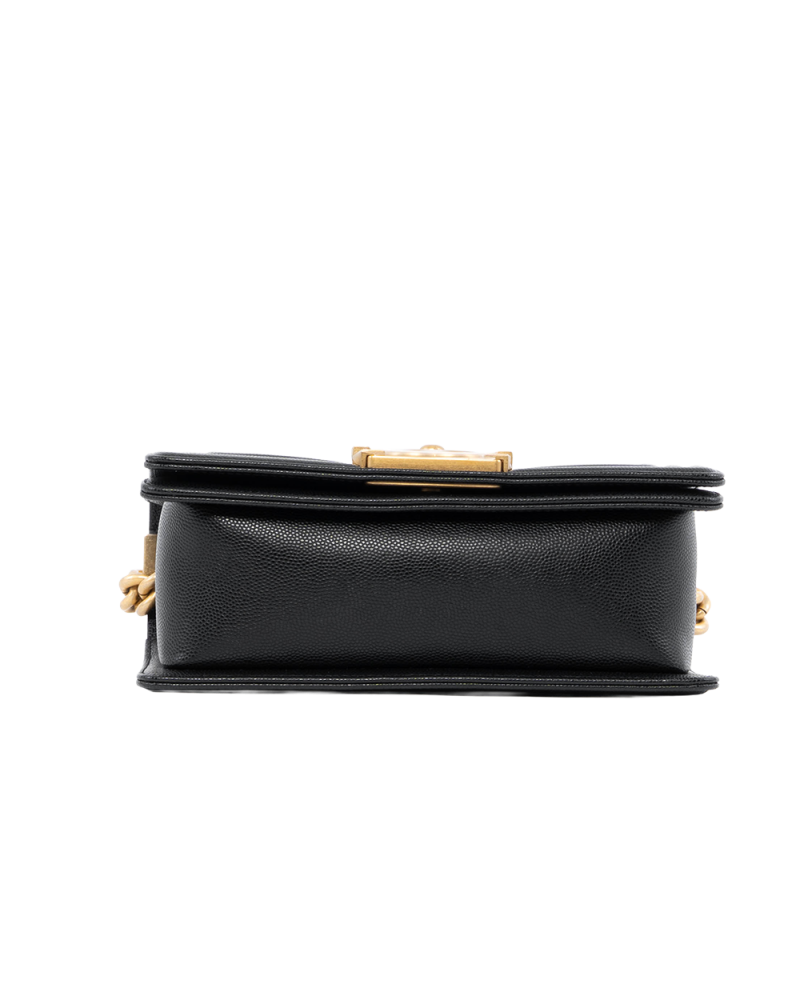 CHANEL BOY 8 BLACK CAVIAR GHW KN1LG08E 0007
