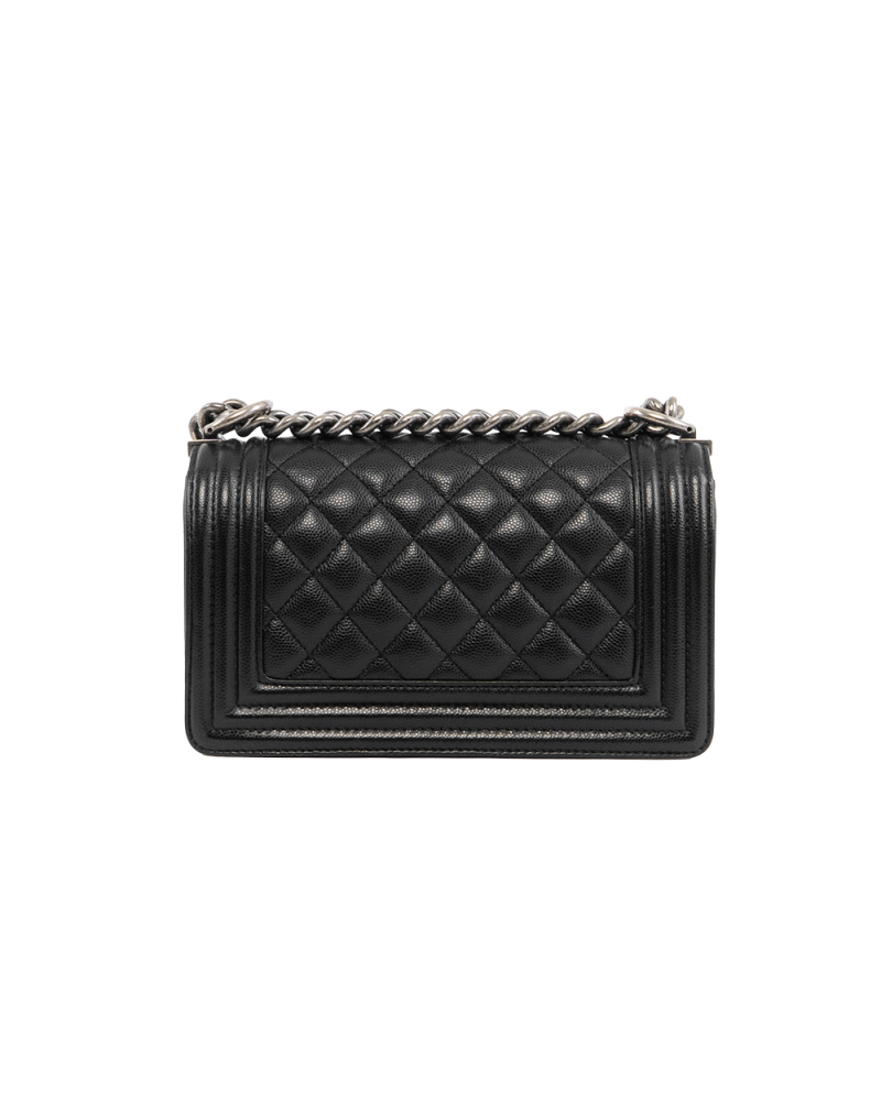 CHANEL BOY 8 BLACK CAVIAR RHW 26659047 5313