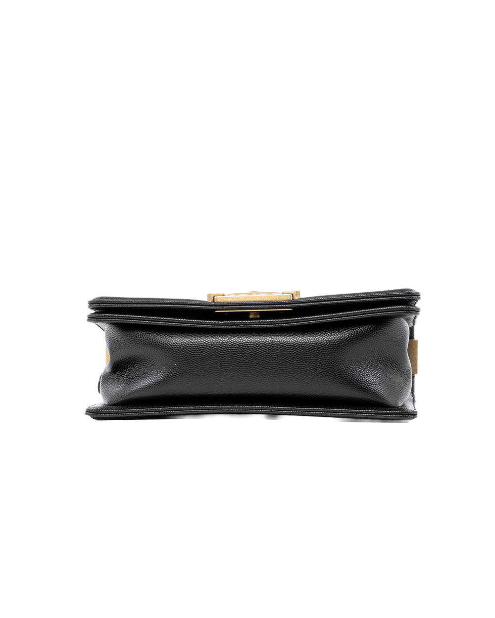 CHANEL BOY 8 BLACK CAVIAR GHW XKUH0H10 02983