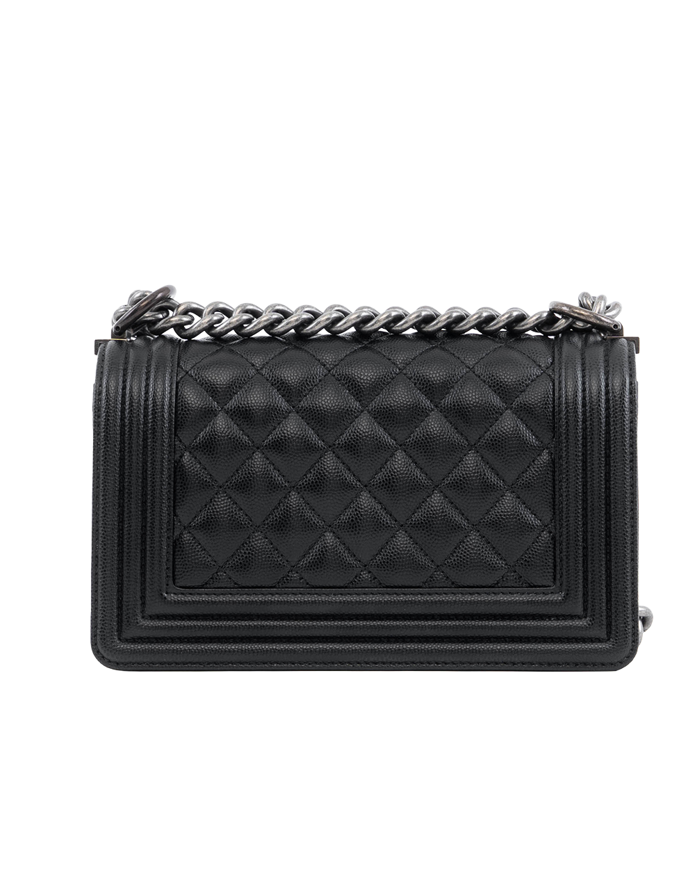 CHANEL BOY 8 BLACK CAVIAR RSHW 27704364 3075