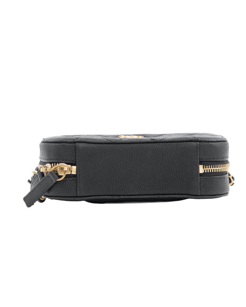 CHANEL CAMERA BELT BAG BLACK CAVIAR GHW 28725974 3027