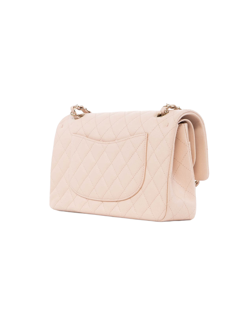CHANEL CLASSIC 10 BEIGE NUDE CAVIAR SGHW TN78N6J4 01328