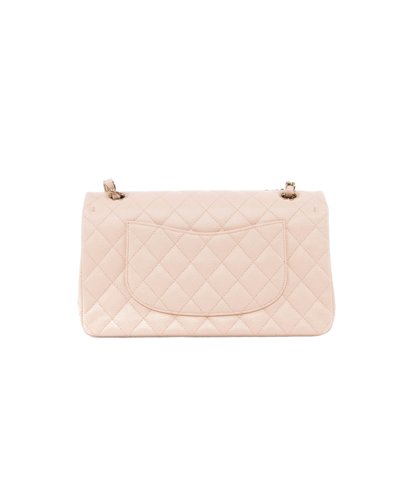CHANEL CLASSIC 10 BEIGE NUDE CAVIAR SGHW TN78N6J4 01329
