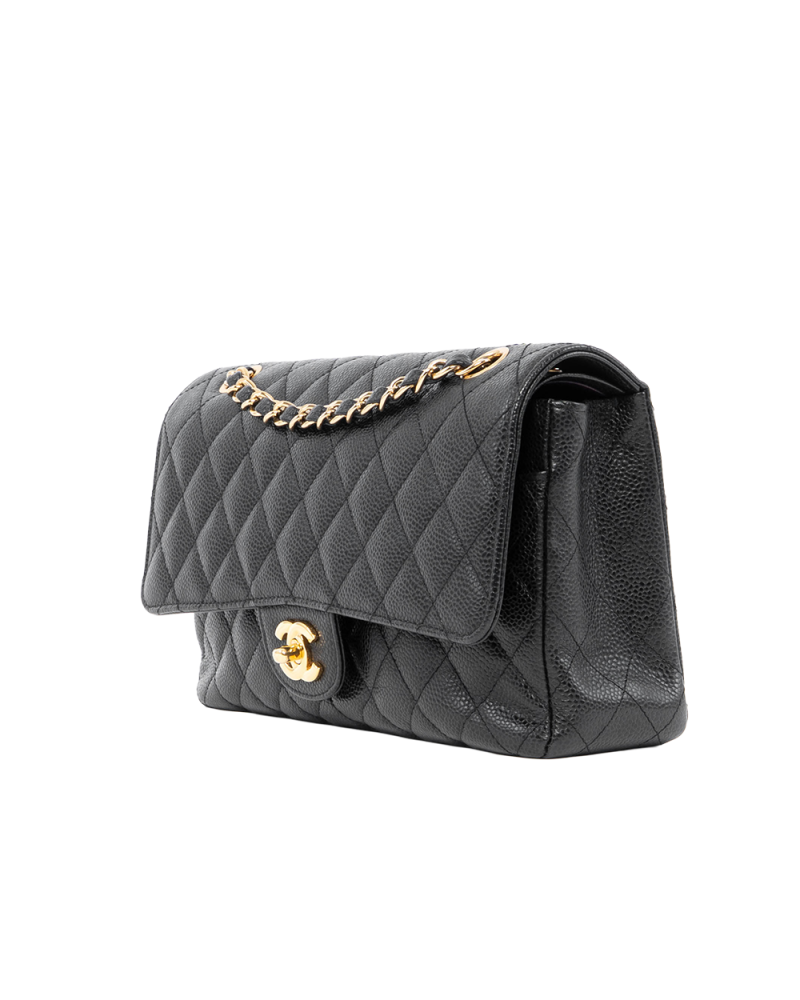 CHANEL CLASSIC 10 BLACK CAVIAR GHW 16327732 0023