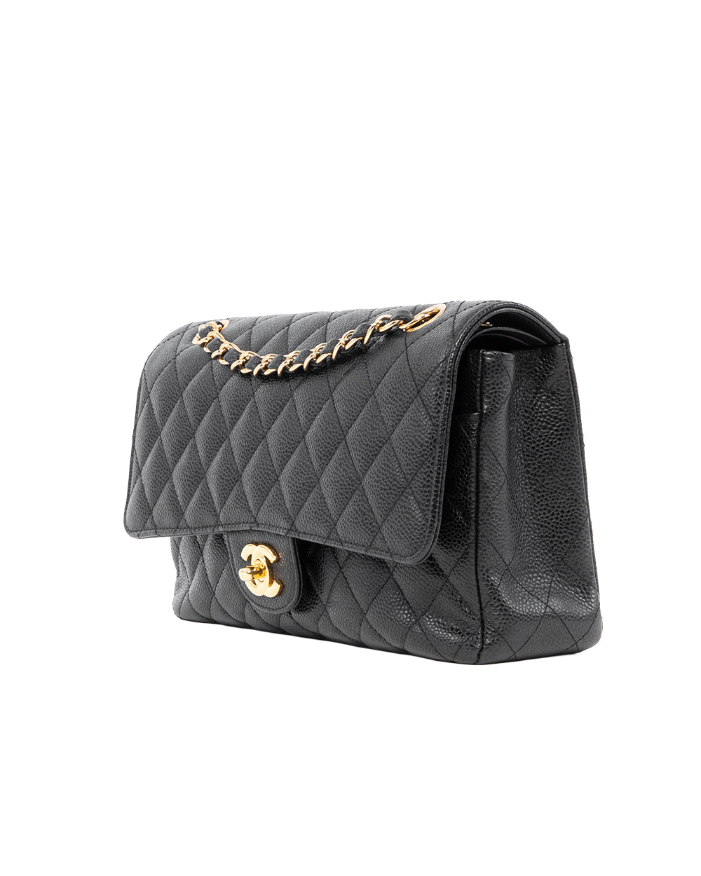 CHANEL CLASSIC 10 BLACK CAVIAR GHW 16327732 0023