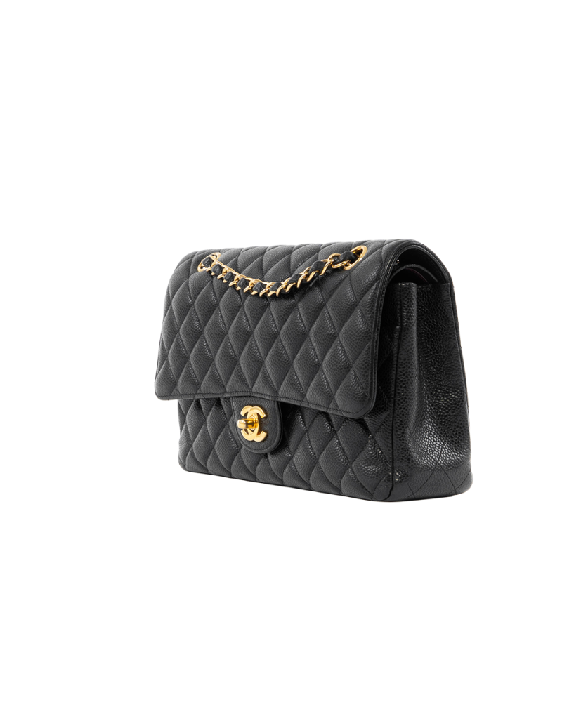 CHANEL CLASSIC 10 BLACK CAVIAR GHW 29063058 5021