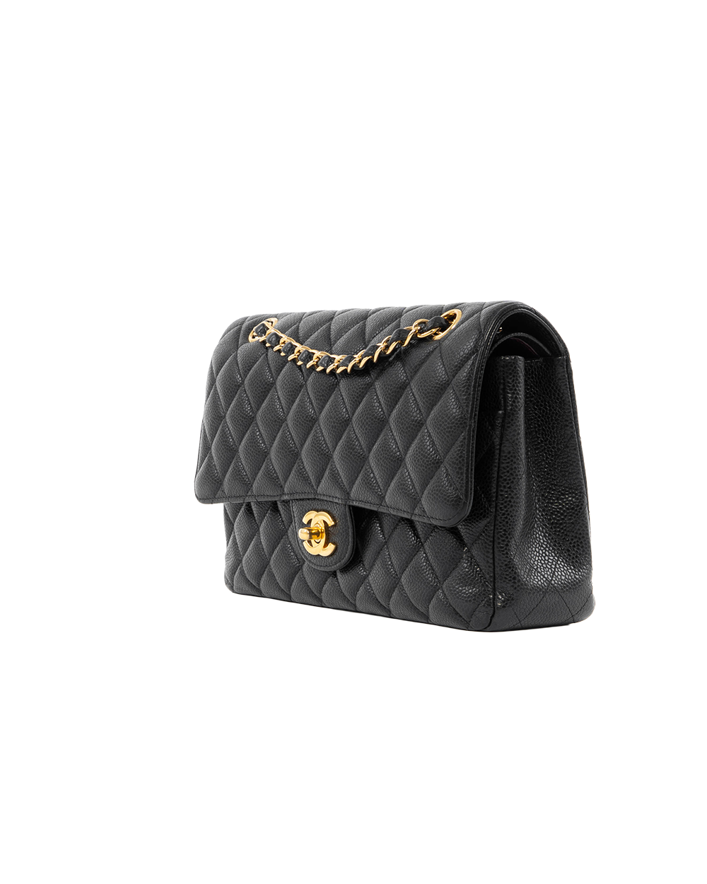 CHANEL CLASSIC 10 BLACK CAVIAR GHW 29063058 5021