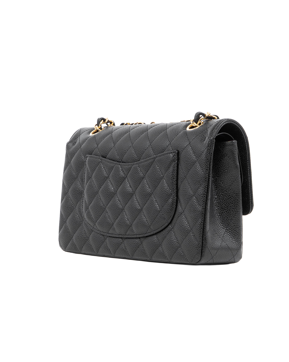 CHANEL CLASSIC 10 BLACK CAVIAR GHW PK55N6N3 0060