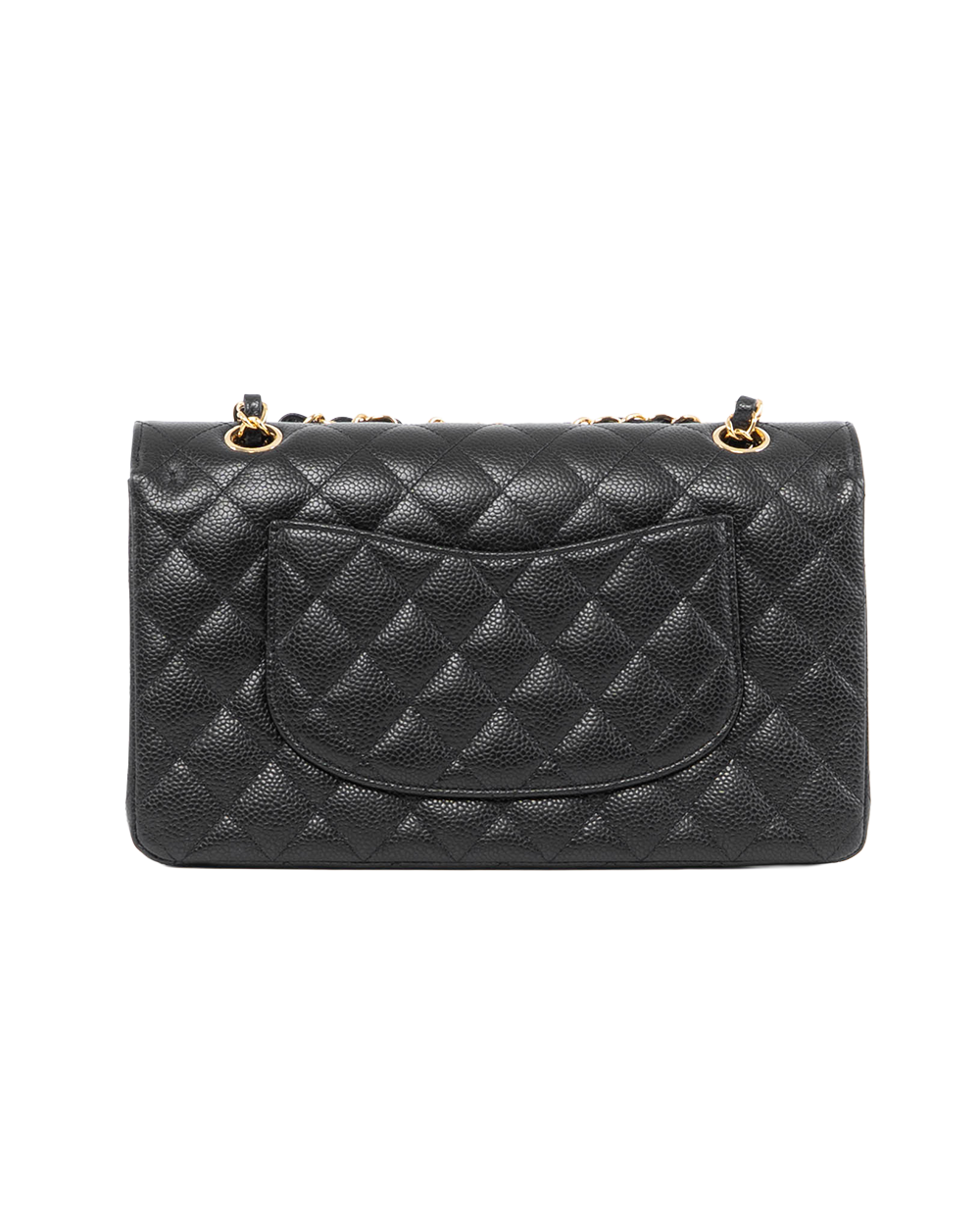 CHANEL CLASSIC 10 BLACK CAVIAR GHW PK55N6N3 0061