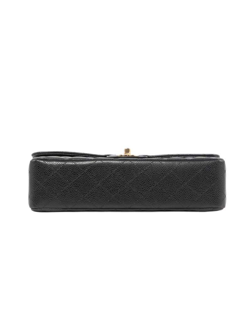 CHANEL CLASSIC 10 BLACK CAVIAR GHW PK55N6N3 0062