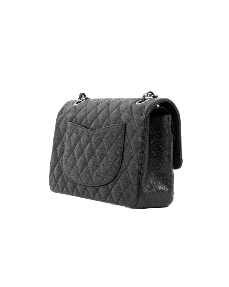 CHANEL CLASSIC 10 BLACK CAVIAR SHW 16313002 7002