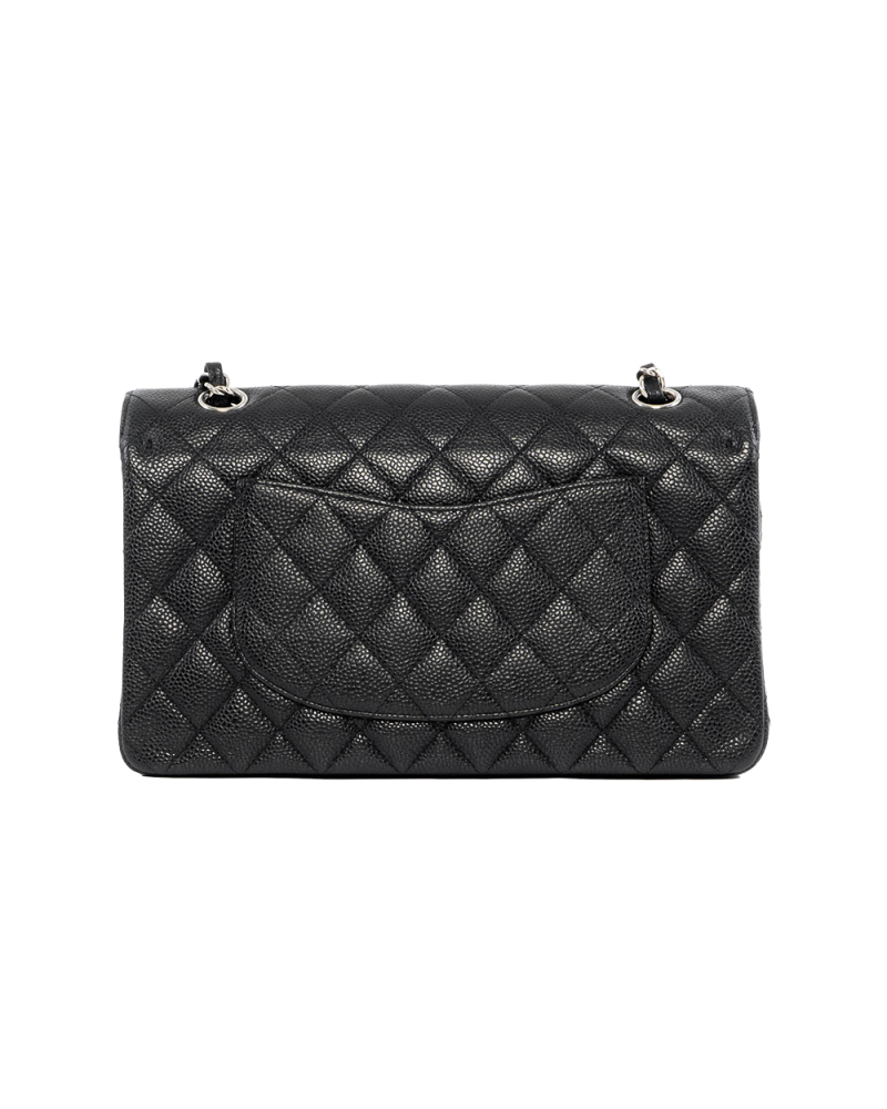 CHANEL CLASSIC 10 BLACK CAVIAR SHW 16313002 7003