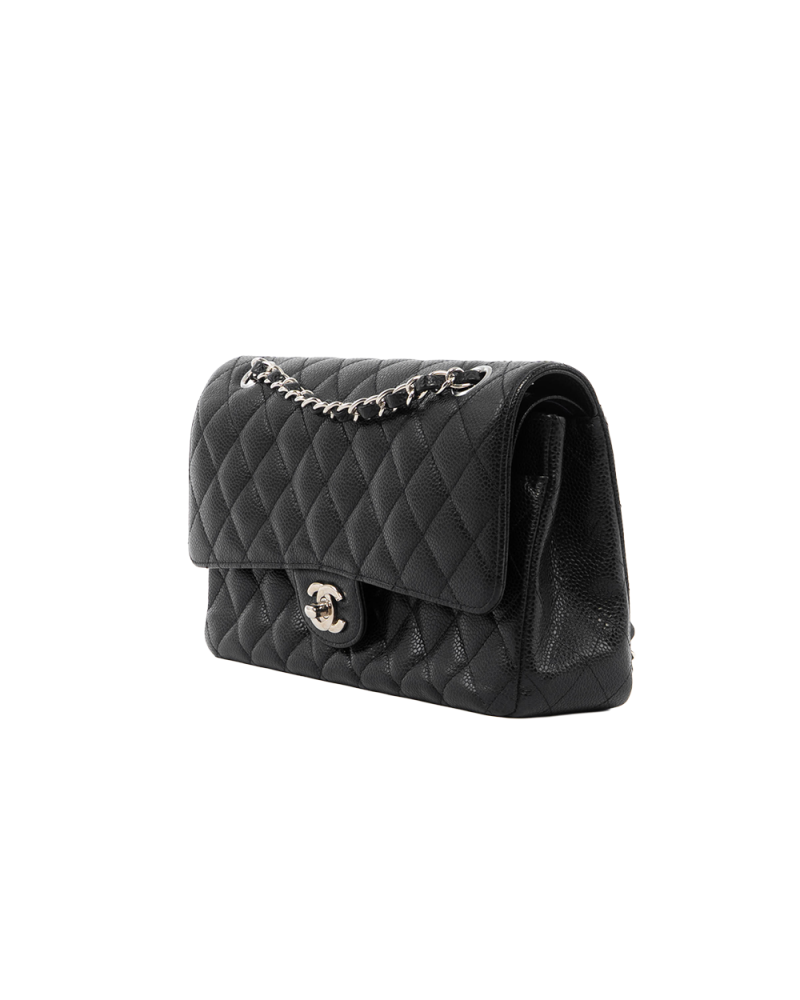 CHANEL CLASSIC 10 BLACK CAVIAR SHW 26227595 0404