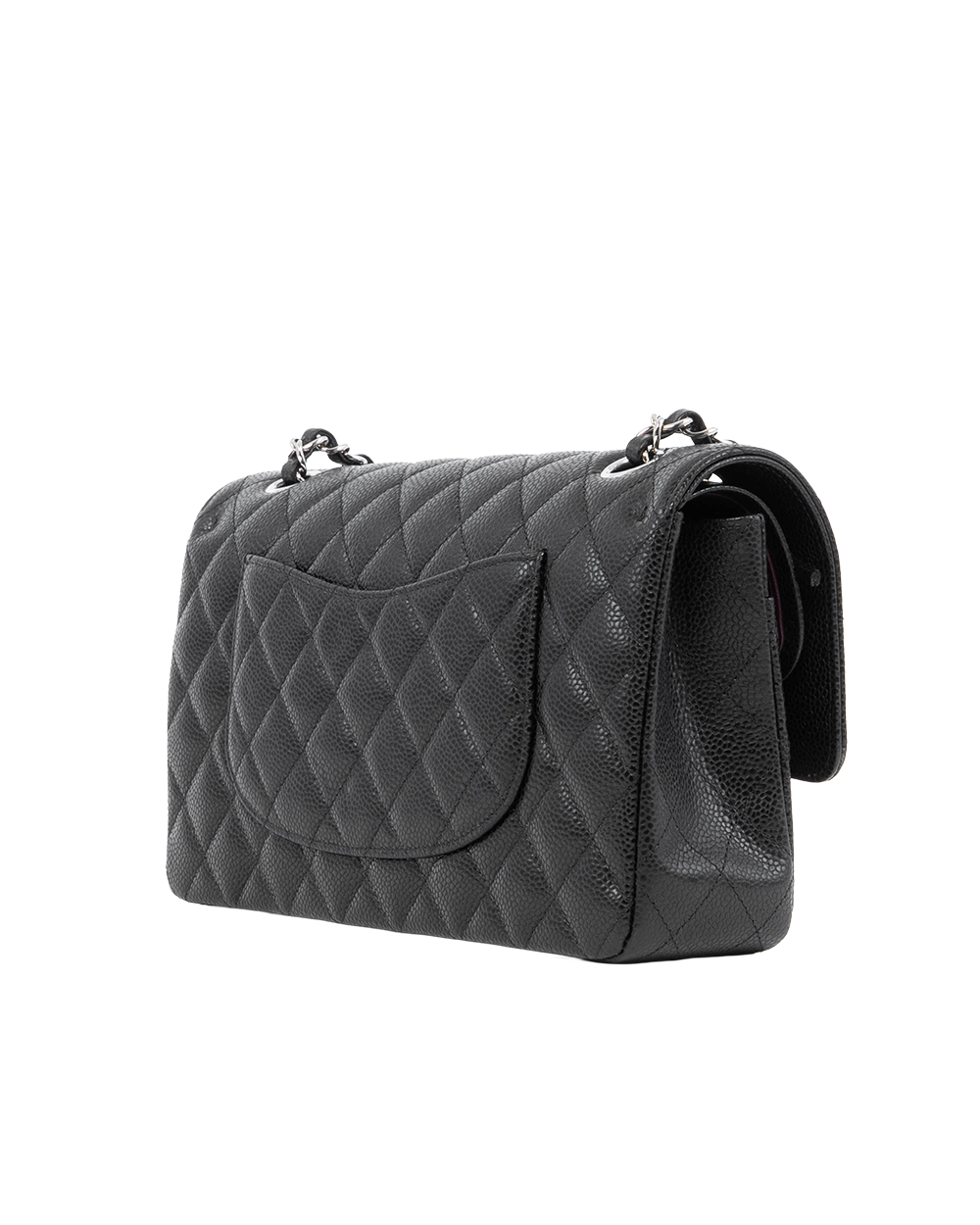 CHANEL CLASSIC 10 BLACK CAVIAR SHW X18E1PG0 0076