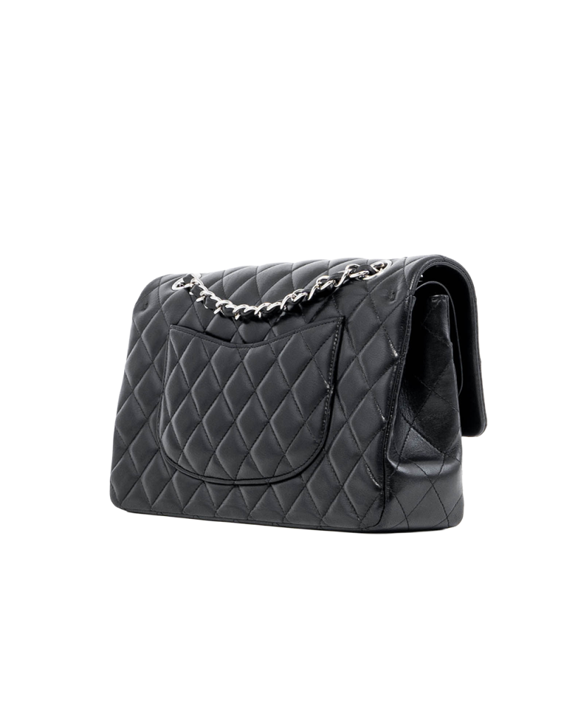CHANEL CLASSIC 10 BLACK LAMB SHW 19478290 04241