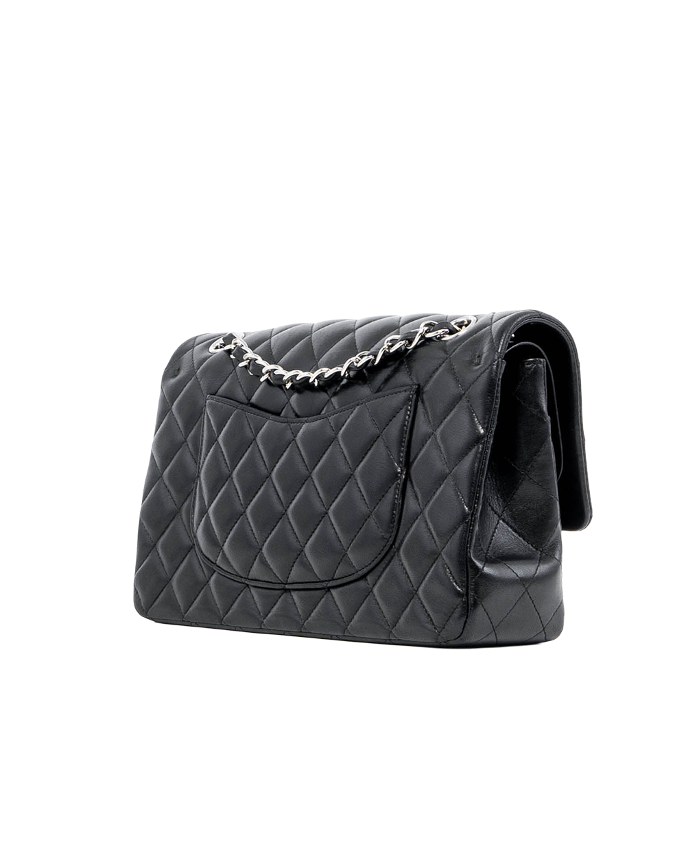 CHANEL CLASSIC 10 BLACK LAMB SHW 19478290 04241