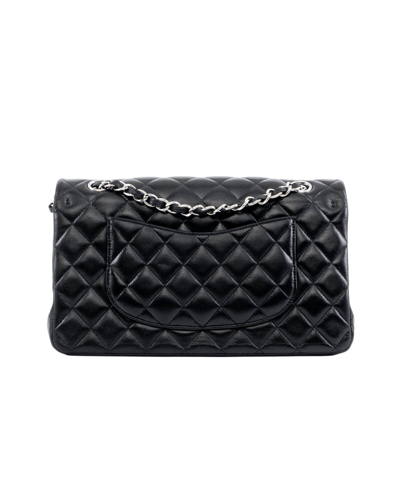CHANEL CLASSIC 10 BLACK LAMB SHW 19478290 04242