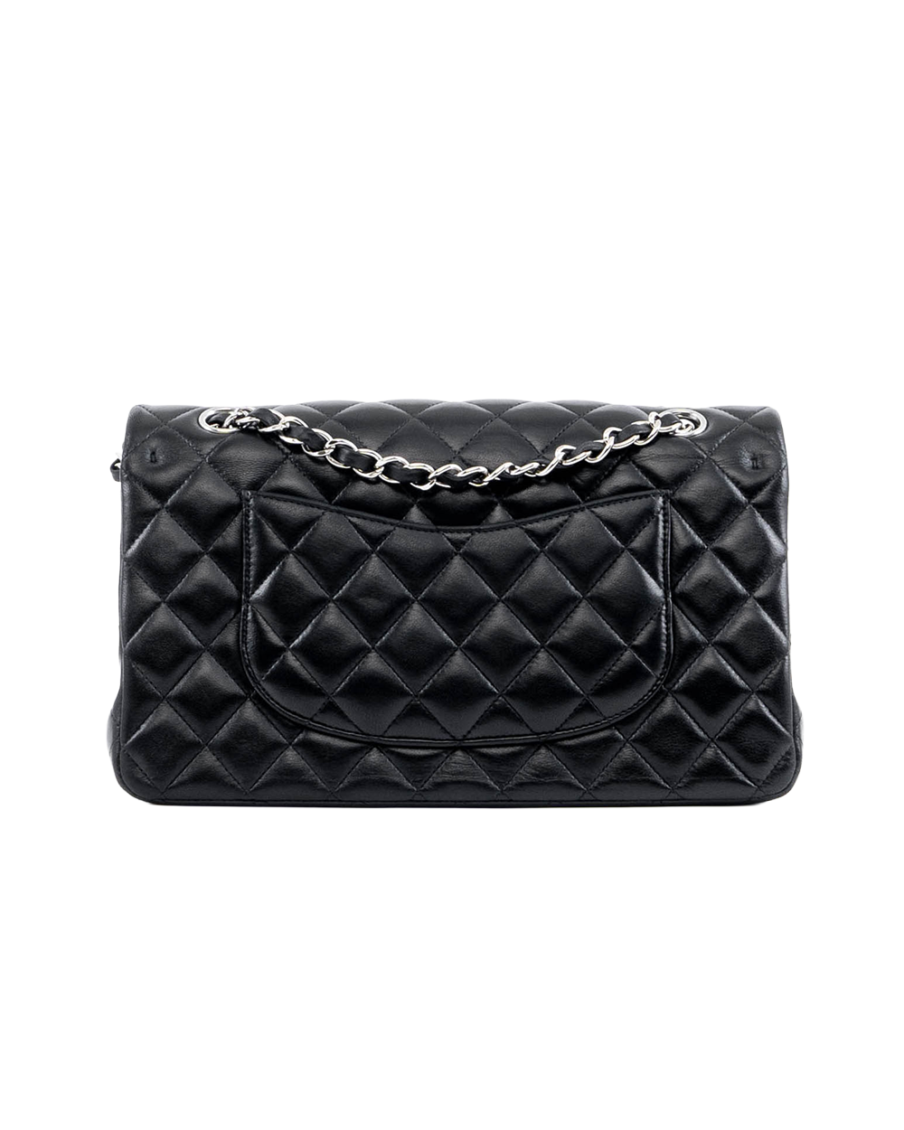 CHANEL CLASSIC 10 BLACK LAMB SHW 19478290 04242