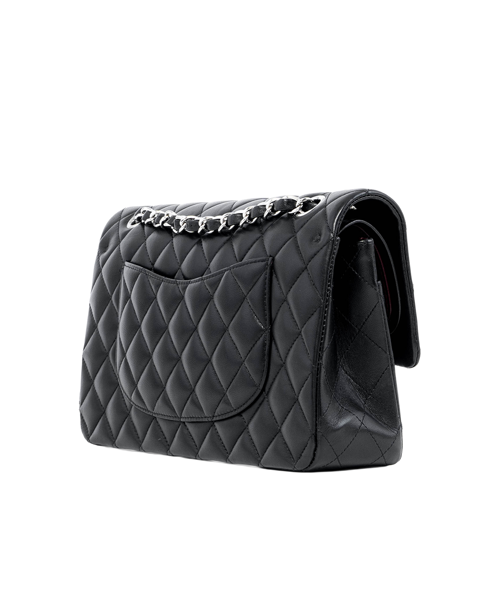 CHANEL CLASSIC 10 BLACK LAMB SHW KU9CELU8 03875