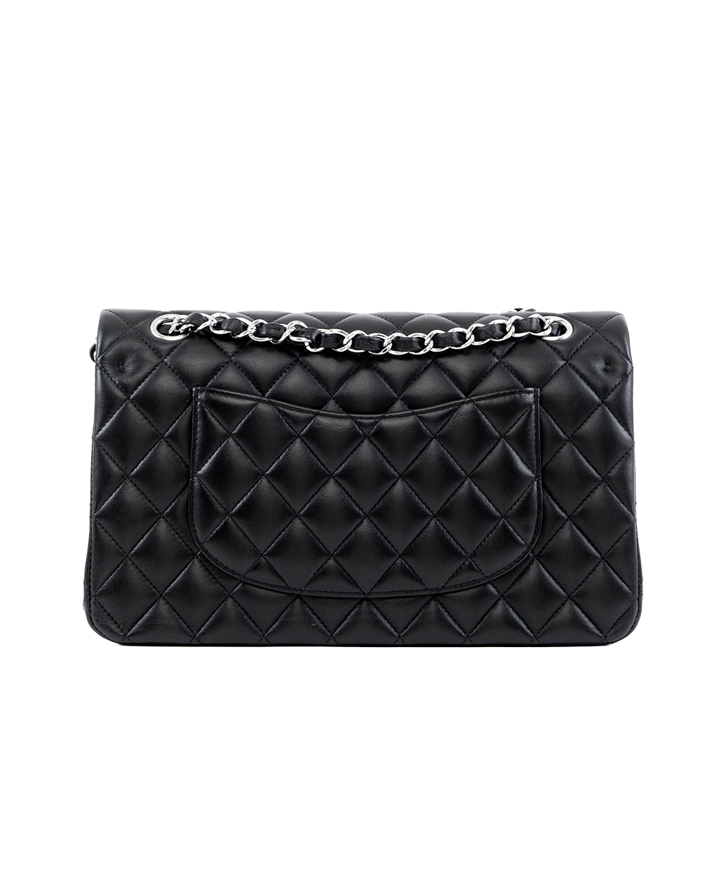 CHANEL CLASSIC 10 BLACK LAMB SHW KU9CELU8 03876