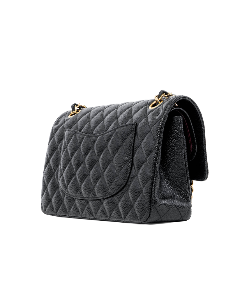 CHANEL CLASSIC 10 BLACK CAVIAR GHW 30459236 05861