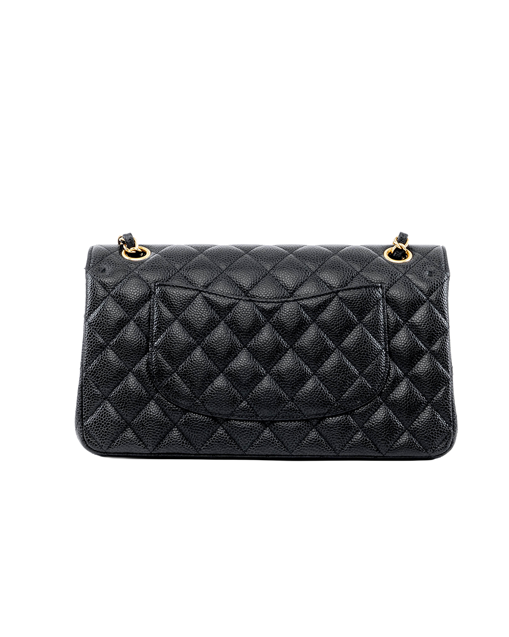 CHANEL CLASSIC 10 BLACK CAVIAR GHW 30459236 05862