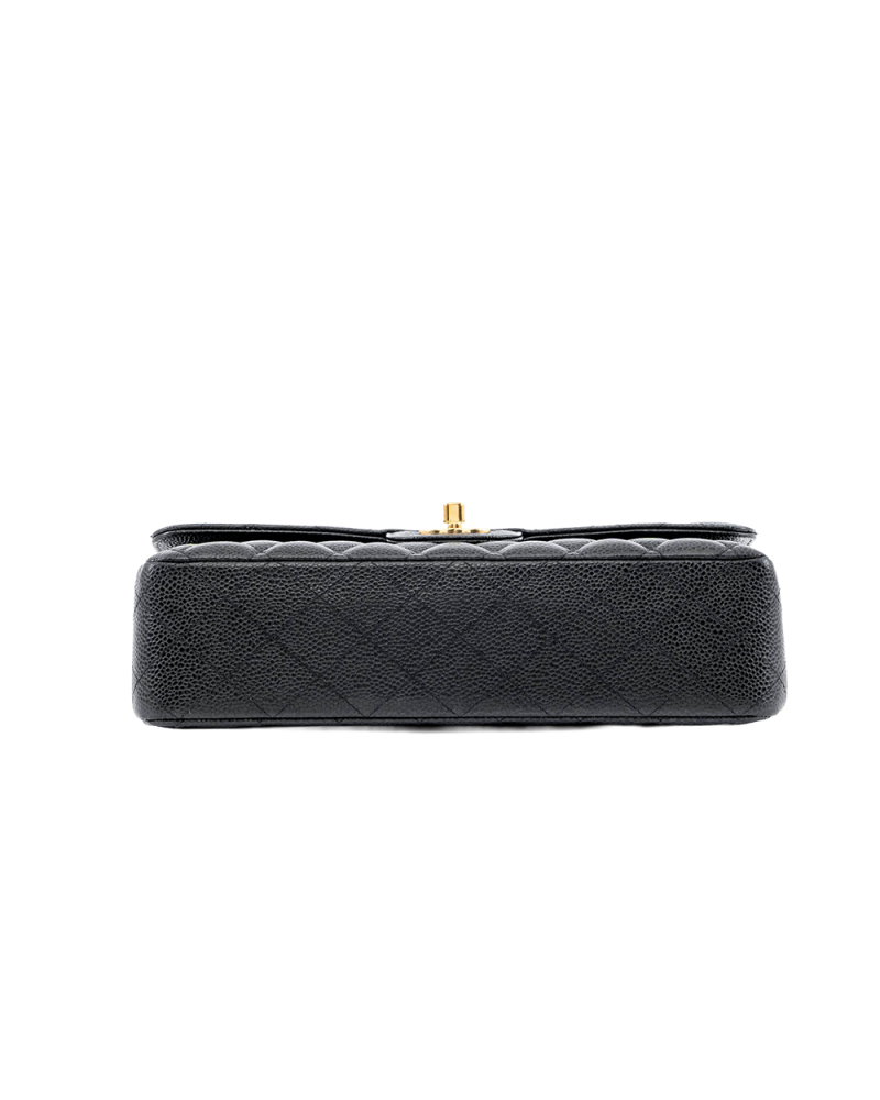 CHANEL CLASSIC 10 BLACK CAVIAR GHW 30459236 05863