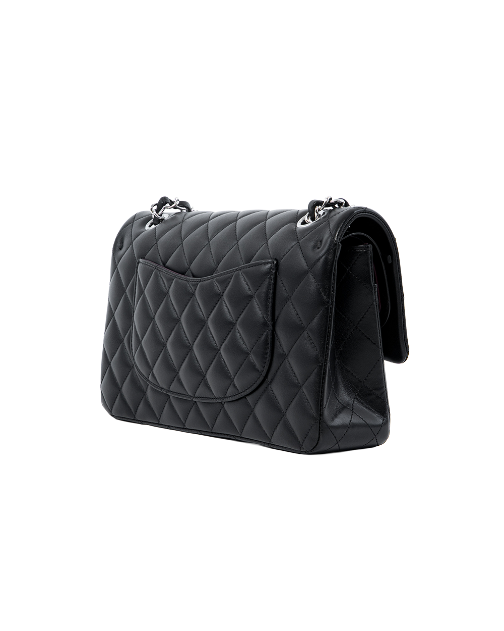 CHANEL CLASSIC 10 BLACK LAMB SHW XXT90U43 0005