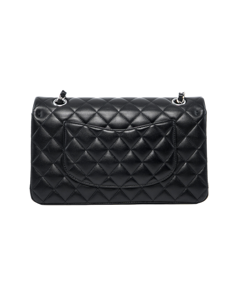CHANEL CLASSIC 10 BLACK LAMB SHW XXT90U43 0006