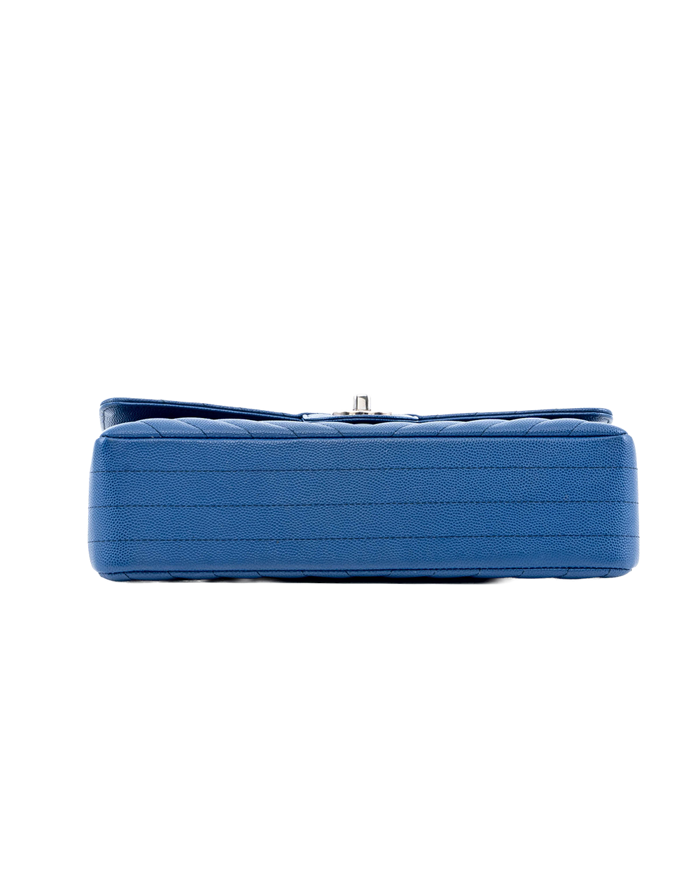 CHANEL CLASSIC 10 BLUE CAVIAR GHW 25153566 05846