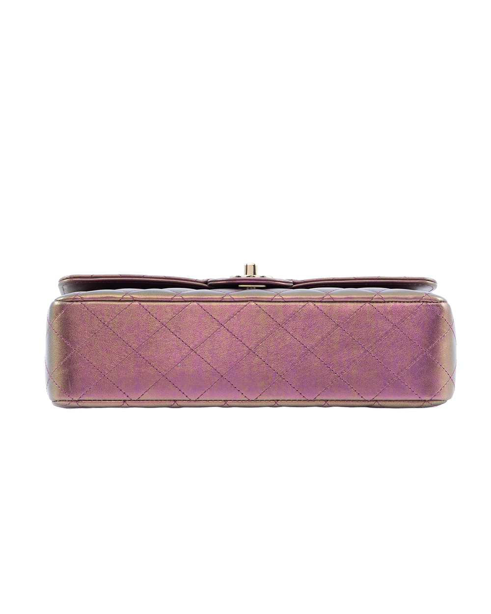 CHANEL CLASSIC 10 PINK METALIC LAMB GHW 30794200 4651