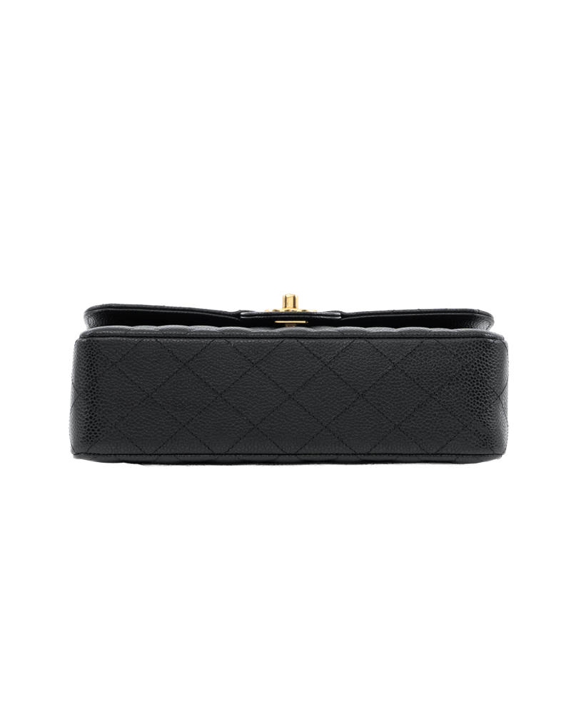 CHANEL CLASSIC 9 BLACK CAVIAR GHW AP60169A 1022
