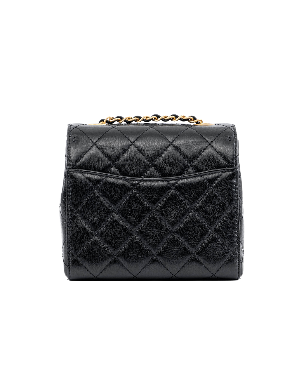 CHANEL CLASSIC FLAP 7 BLACK LAMB GHW G4C47L73 02933