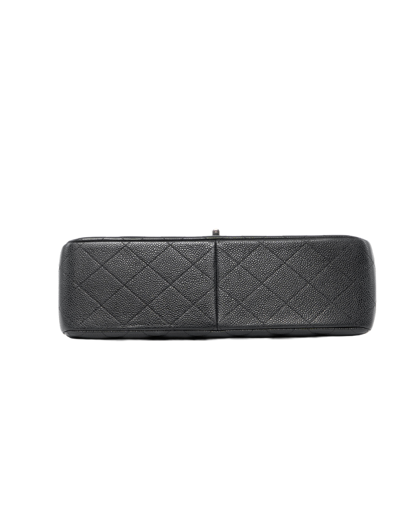 CHANEL CLASSIC JUMBO BLACK CAVIAR SHW 18289958 0237